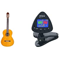 Los mejores  - Yamaha CX40 IITapa de pícea + Eno Clip para afinador de guitarra y ukelele- Sintonizador de bajos y violín- Sintonizador…